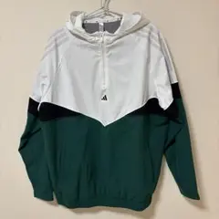 【adidas】ハーフジップジャケット L