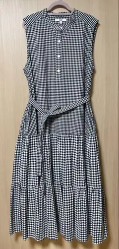 •••タイムセール••• ユニクロ スラブコットンワンピース　標準丈　XL