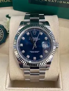 ROLEX Datejust 自動巻き 腕時計 ブルー