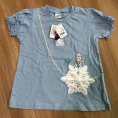 FROZEN エルサ Tシャツ 120 水色 新品未使用