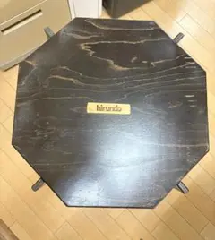 hirundo サイドテーブル　シックブラック　組み立て式