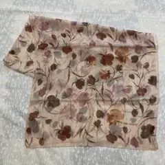 2-20.NINO CERRUTI 落ち着いた色味の花柄　シルクストール