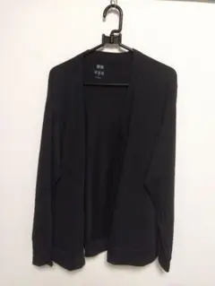 UNIQLO エアリズムUVカットカーディガン L ブラック 美品