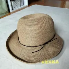 shesay ベージュリボン付きハット