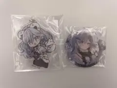 夜乃くろむ 1周年記念 缶バッチ アクリルキーホルダー