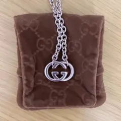 美品 GUCCI ロゴネックレス 男女兼用
