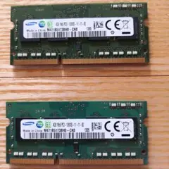4GB DDR3 メモリモジュール 2枚セット