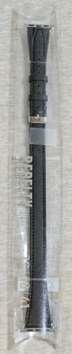 Apple Watchバンド　二重巻きベルト　ブラック