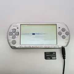 PSP3000 本体 　シルバー　現状品　メモリースティック付き
