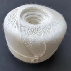 新品未使用　トスコラミー　麻糸 4本縒り　玉糸　白　450ｇ　16×4T　1玉