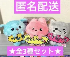 【全3種セット】チェゴシム　メッセージ付き　ぬいぐるみ コンプリート