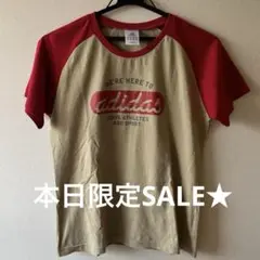 即日発送★00s adidasアディダス ラグランTシャツ Mサイズ