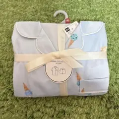 GU ジーユー　サテンパジャマ　GIRLS 150 アイスクリーム