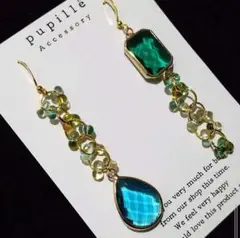 《№001》‪ ファルファーレ×クリスタル×アシメピアス