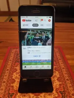 美品 iphone 5s au 16GB スペースグレー