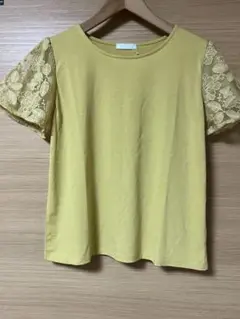 新品　ドレスキップ　袖レーステイシャツ