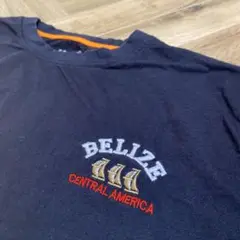 US古着ヴィンテージBELIZE CENTRAL AMERICA Tシャツ 黒