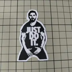 JUST DO IT. 人型ステッカー No.G161