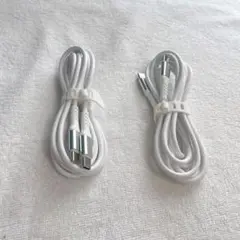 ★USB type C ケーブル 1m ホワイト 2本セット