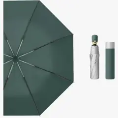 値下げ中！ワンタッチ折りたたみ傘　晴雨兼用　ネイビー