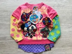 ☆ラブレボ☆LOVEパンディレイヤードトレーナー☆90㌢☆新品☆