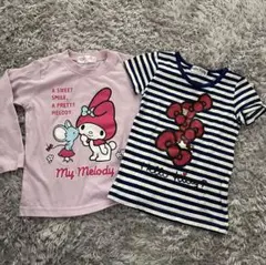 My Melody Tシャツ マイメロ　ハローキティ　ロンT