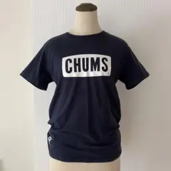 CHUMS ネイビー ロゴ TシャツMサイズ