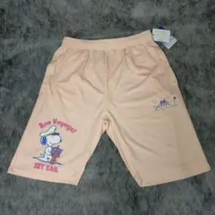 【訳あり品】スヌーピー ハーフパンツ LL ピンク