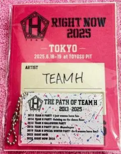チャン・グンソクTEAM H RIGHT NOW 2025 ゲストパス+チャーム