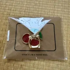 新品未使用 COACH スマホリング サクランボ