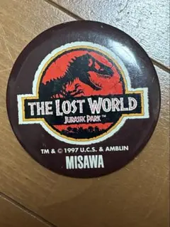 ジュラシックパーク　缶バッジ　レトロ