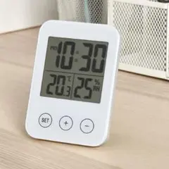 未開封 IKEA スロッティス 時計 湿度計/温度計付き 1個