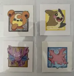ポケモンパン　デコキャラシール　パウンドケーキ　第9弾　ヒメグマ　グライガー