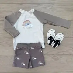 水着　ラッシュガード セット　90cm 男の子　tete a tete