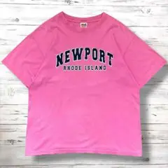 anvil Tシャツ NEWPORT ロゴ ピンク Mサイズ 0201