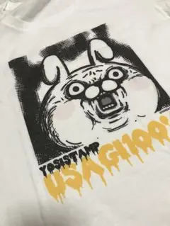 ヨッシースタンプ かぷっとTシャツ 恐い顔うさぎさん