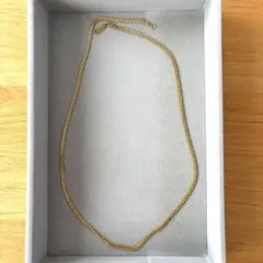 金メッキチェーンネックレス　60㎝