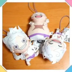 ワンピース ゴムひも付きぬいぐるみ〜ルフィギア5〜 全種セット