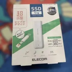 ELECOM 1TB 外付けSSD ESD-EMC1000GWH