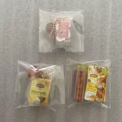 Lipton ミニチュアチャーム ３種セット