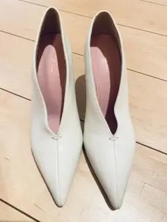 美品 セリーヌ CELINE 靴 パンプス ヒール