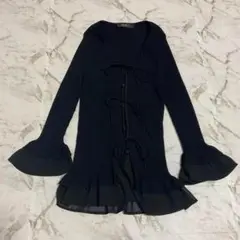 【MISS J】ミスジェイ ラピーヌ(40)袖フリル切り替えカットソー