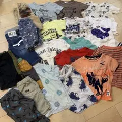 男の子　110センチ　夏服　半ズボン　半袖　まとめ売り　セット　着替え　保育園