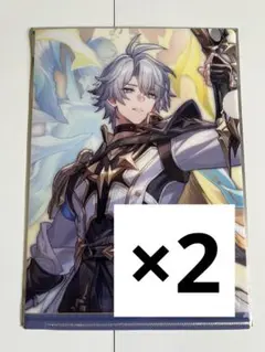崩壊スターレイル　クリアファイル　ファイノン　ラウンドワン限定　2枚セット
