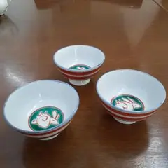 九谷焼　須田青華造　色絵　丸波模様　急須　煎茶碗　五客　共箱　D　R5999B 九谷焼 須田青華造 色絵 丸波模様 急須 煎茶碗 五客 共箱 D R5999B