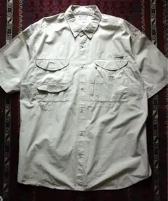 PFG Columabia フィッシングシャツ XXL US グレージュ バハマ