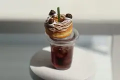 ミニチュア　モンブランドーナツセット