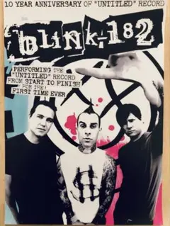 blink-182 『UNTITLED』LIVE告知A3ポスター