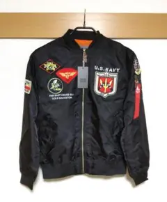 【新品未使用品】BOLINI フライトジャケット　トップガン　豪華ワッペン 2025年最新】BOLLINI MA-1・フライトジャケットの人気アイテム