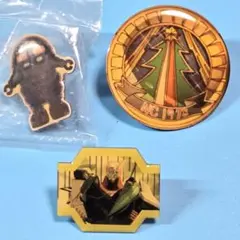 タイバニ　ピンズセット　バーナビー　鏑木虎徹　クリスマス　TIGER&BUNNY